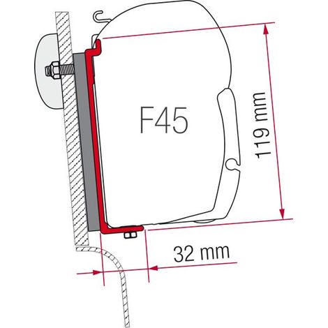Kit Staffe High Roof Adapter Westfalia (1/2)