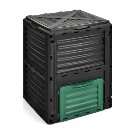 Outdoor Compost Bin 300L Fast Creation of Fertile Soil Aerating Box (1/3)