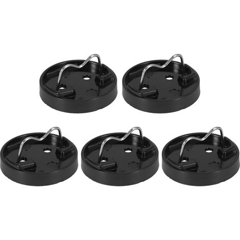 4 Pièces Pieds de Rechange Antidérapants en Caoutchouc pour Chaise (1/5)