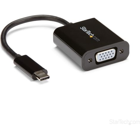 StarTech.com Adattatore USB-C a VGA - Convertitore Video USB 3.1 type-C a VGA - 1080p - Nero (1/4)