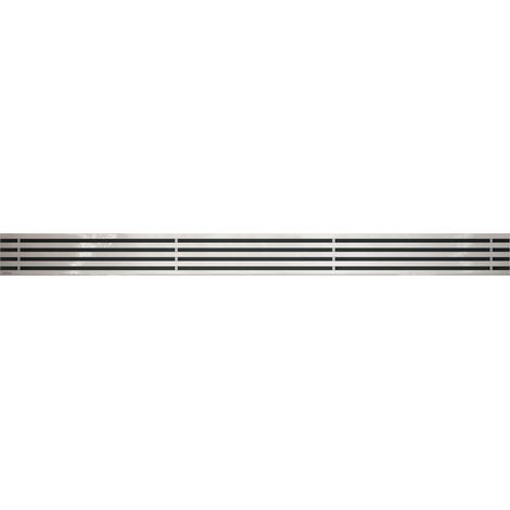 Alcadrain Griglie - Griglia per canalina doccia lineare 85 cm, acciaio inox opaco STREAM-850M (1/2)