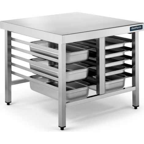 Table de Support pour Four avec 12 glissières GN 1/1 Longueur 850mm - Distform