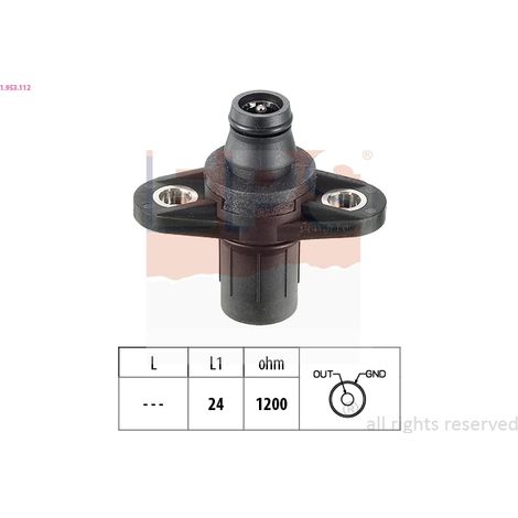 Capteur, vitesse de rotation du moteur EPS 1.953.112 DAEWOO 0021539528