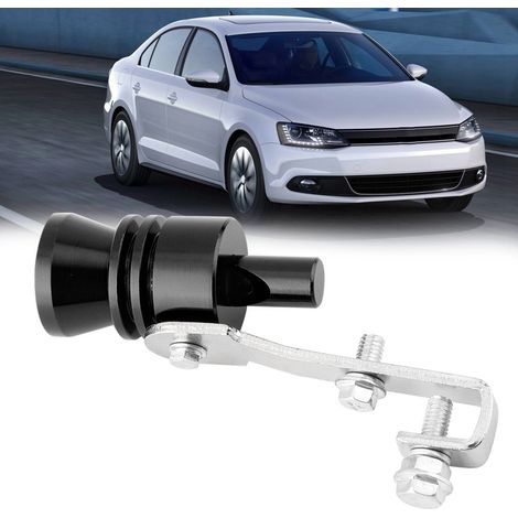 Sifflet Turbo Universel pour Pot d'Échappement Voiture, SUV, ATV - Accessoire Auto (Noir) (1/5)