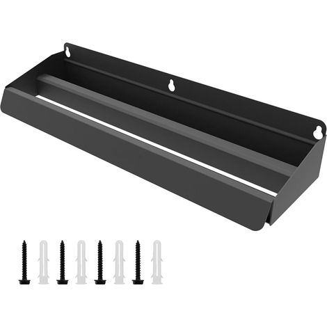 Support de rangement pour marteaux, support de rangement mural pour outils - Support de séparation pour atelier, garage et abri de jardin - Support robuste pour petits outils - Noir (1/5)