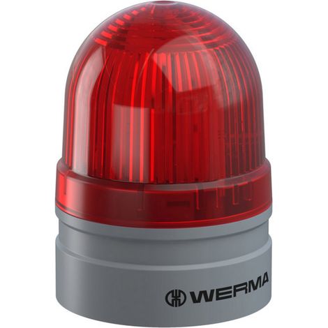 Werma Signaltechnik Signalleuchte  Mini TwinLIGHT 115-230VAC RD 260.110.60  Rot  230 V/AC
