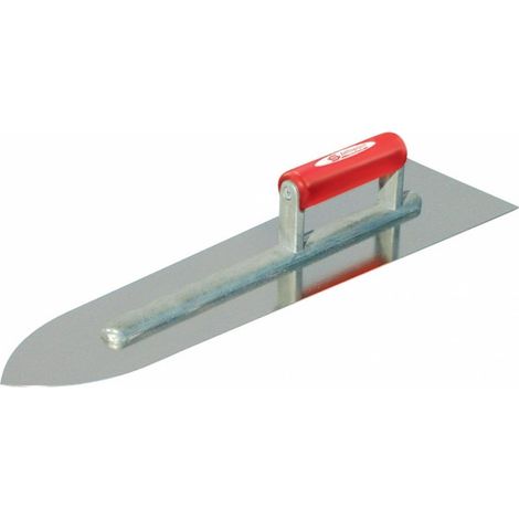 Taliaplast – Platoir flamand inox 45 cm – Poignée bois pour chapiste – Monture alu – Livré avec porte platoir