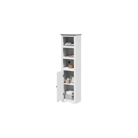 Armoire de salle de bain BODO blanc 44x30x160 (1/5)