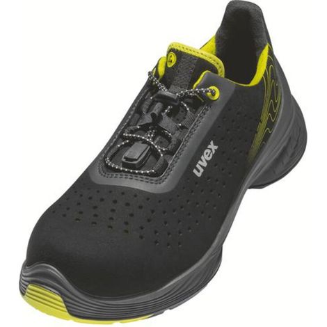 uvex Halbschuhe 1 G2 S1 schwarz gelb Weite 14 Gr. 35 (1/5)