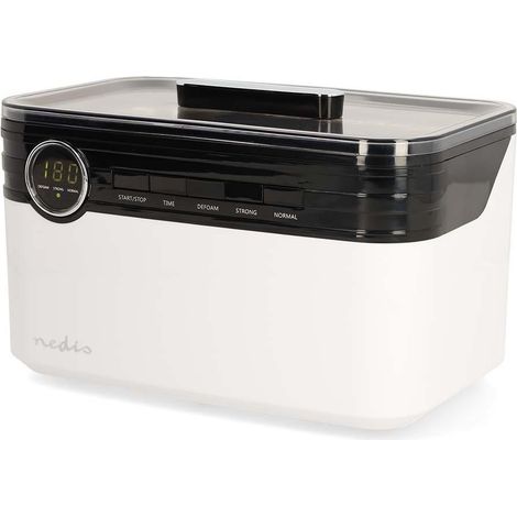 Nedis Ultraschall-Schmuckreiniger Weiß 1,8L