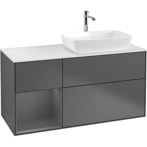 Villeroy & Boch F801GKGK Meuble sous-lavabo Finion F80 (1/2)