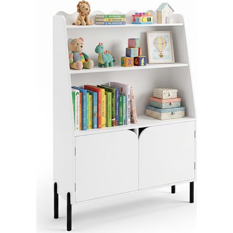 COSTWAY Libreria Montessori per Bambini in Legno, 80 x 30 x 121 cm (1/5)
