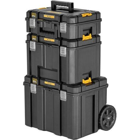 DeWalt TSTAK 3 en 1 Caja de Herramientas Robusta y Móvil