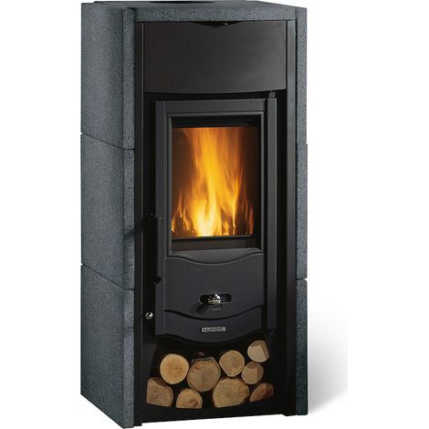 Kaminofen Asia B II, 6,0 kW Vulcan Naturstein H93xB44x47cm