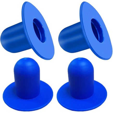 4 PièCes Bouchons de Piscine,Accessoire Piscine Hors Sol, CréPine Piscine, Remplacement des Trous de Bouchon Dans Les Piscines, Convient Aux Piscines Hors Sol (bleu) (1/4)