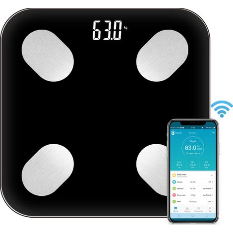 Balance Impédancemètre Multifonctionnelle pour Usage Domestique, Électronique Intelligente Bluetooth (1/5)
