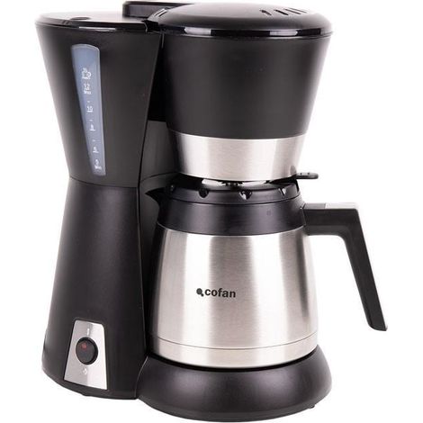 Cafetera eléctrica de goteo 800 W con jarra térmica 1,2 L para 12 tazas (1/5)