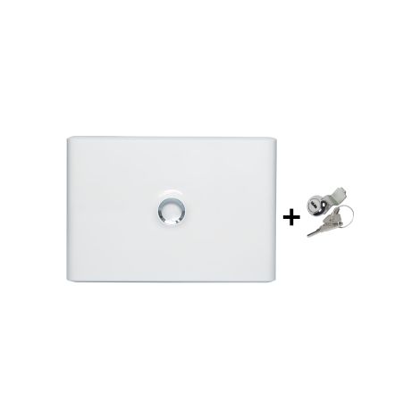 Legrand - Drivia - Porte Blanche + Serrure - 18 Modules - 1 Rangu00e9e - Ref. : 401231+401391 (1/5)