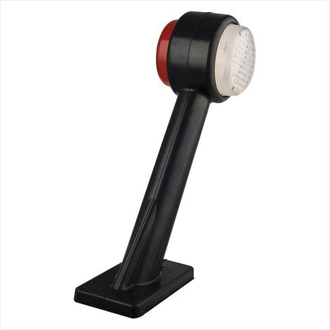 Luce d'ingombro 12/24V rossa/bianca 166x193mm LED destra (1/3)