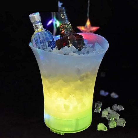 Seau à glace - Bluetooth - Couleurs RVB - Matériau PE - Résistant à l'eau (1/4)