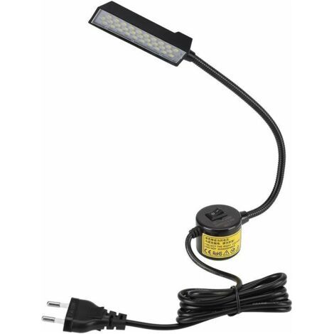 Pair LED-Nähmaschinenleuchte, 30 LED-Nähmaschinenleuchte mit magnetischem Montagesockelschalter, LED-Arbeitsleuchte (110–250 V) (1/5)