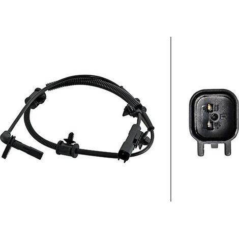 Capteur, vitesse de roue HELLA 6PU 230 048-161 CHEVROLET 12 35 326 12 47 310