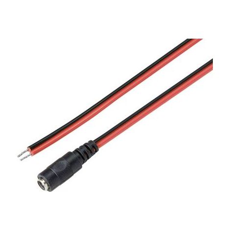 TRU COMPONENTS TC-9556660 Câble de raccordement basse tension DC femelle - extrémité(s) ouverte(s) 5 (1/3)
