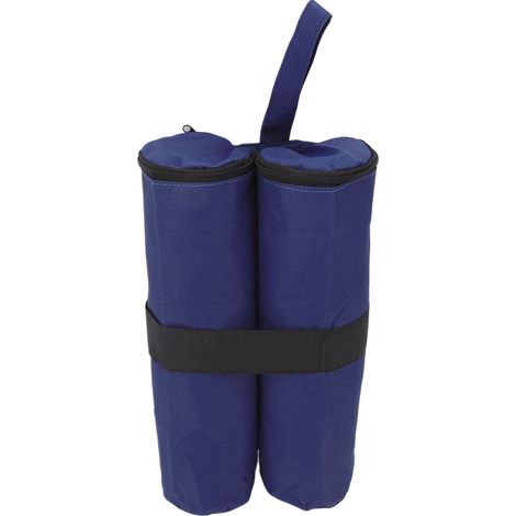Marineblauer Ballastsack für Zeltvordächer, Signalhalterungen und winddichte Planenbefestigungen. (1/5)