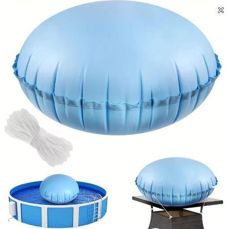 Coussin Gonflable de Piscine d'Hiver,120×120cm Coussin de Piscine,Coussin Gonflable pour hivernage de Piscine,Coussins Flotteurs D'hivernage pour Piscine Pour Couverture De Piscine Hors Sol Regular (1/5)