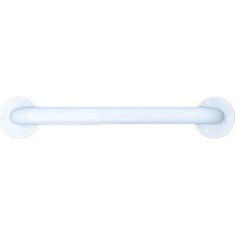 Barra de apoyo recta 600mm inoxidable blanco 15054.60.W de Nofer (1/2)