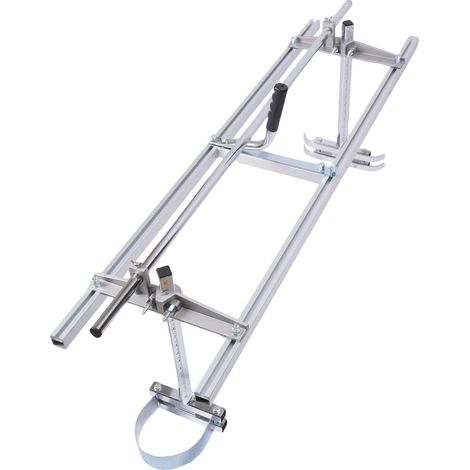 48" Scie mobile Chainsaw Mill Tronçonneuse portable Moulin à planche forestière Scie Planchage Fraise en aluminium Barres de tronçonneuse Mill pour scierie