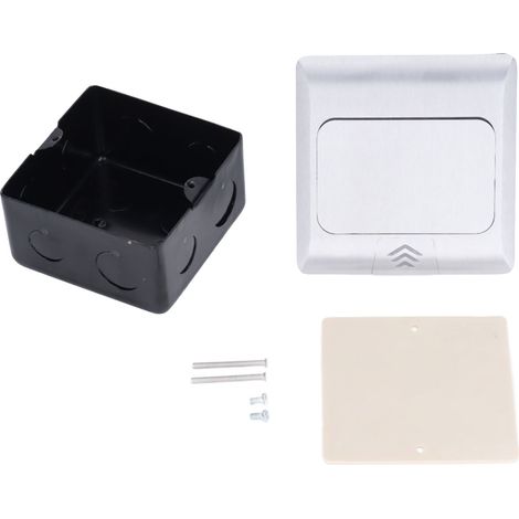 Prise électrique de sol avec amortisseur escamotable, prise de bureau avec interface double USB TYPE‑C, norme américaine (1/5)