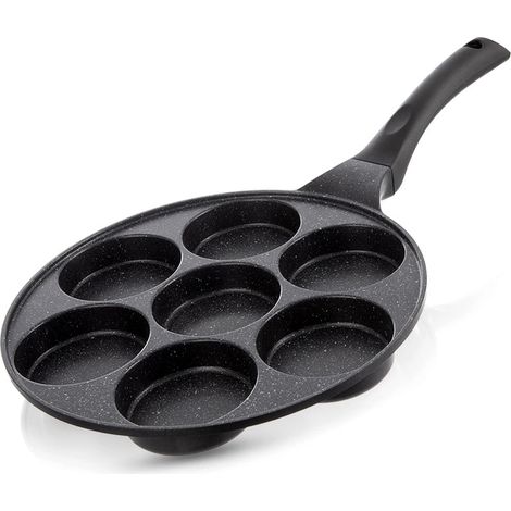 Padella per uova, granito antiaderente, 7 fori, 27 cm