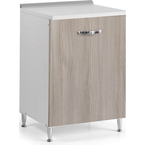 Base cucina con anta 60x50x85H colore olmo (1/2)