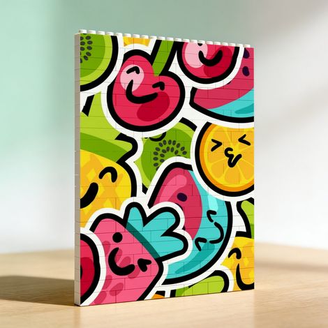 Cadre créatif adulte DIY en briques, cadeau romantique d’anniversaire (1/5)