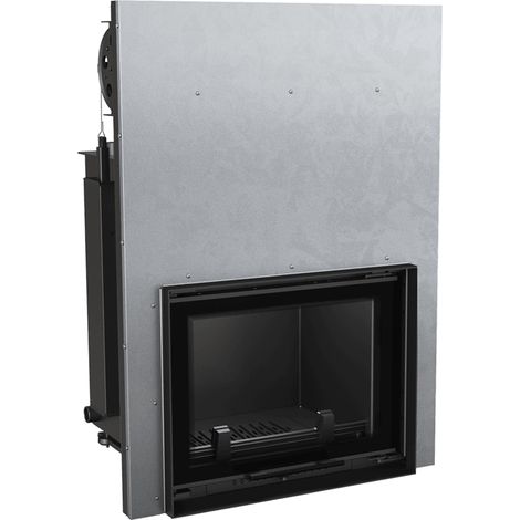 Wasserführender Kamineinsatz KRATKI ZUZIA 12 kW Ø 200 mit Schiebetür (1/3)