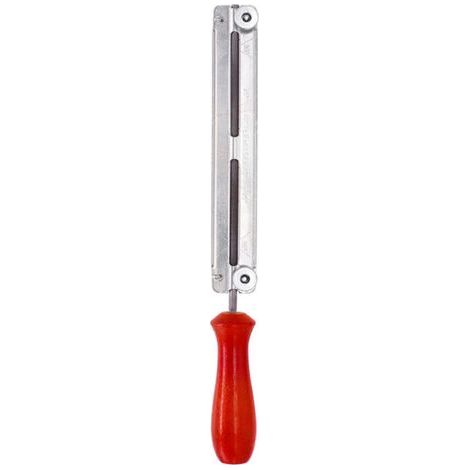 ALLIANDISLime à affûter pour tronçonneuse à manche en bois, outil d'affûtage en acier inoxydable, outil d'affûtage antirouille, outils à main (1/5)