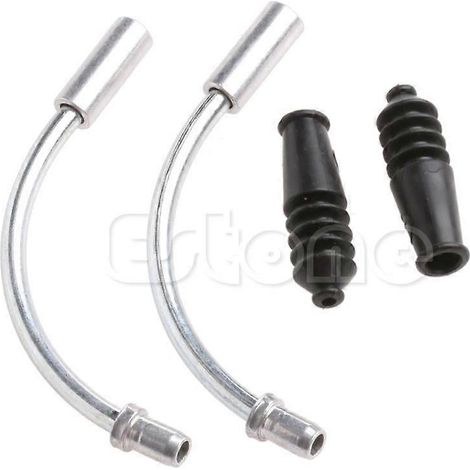 1 jeu de gaines de câble de frein V-Brake, guide-câble, manchons en plastique pour vélo pliant