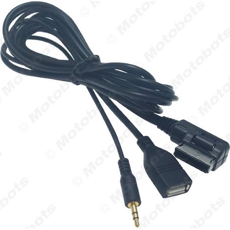 Compatible avec l'interface MDI AMI MMI de Volkswagen/Audi (câble USB+AUX) S5 Q5 Q7 A4L A3 A5 A1 (1/4)