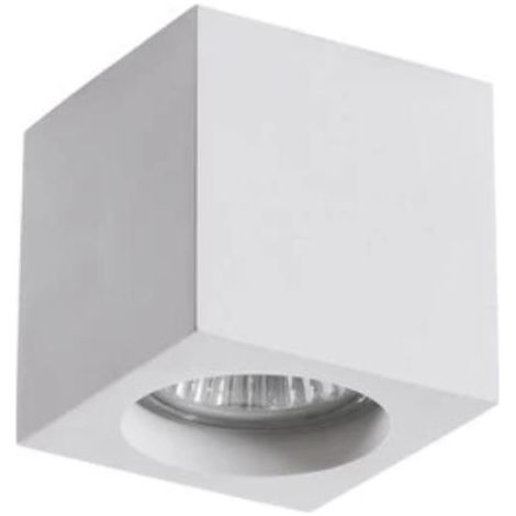 Supporto in gesso da soffitto alpha elettronica per lampadine led gu10 - ls280-510