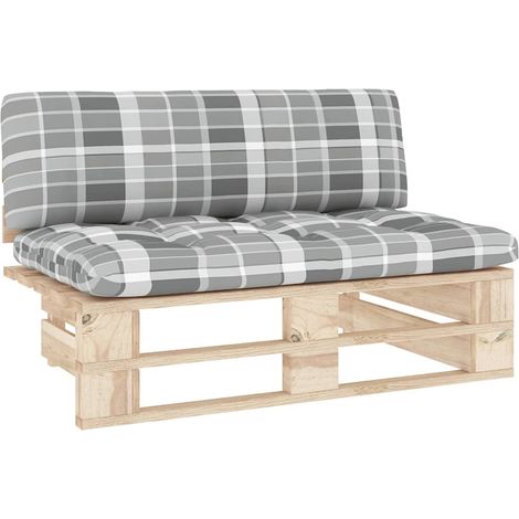 Maison Exclusive - Outdoor-Mittelsofa Paletten Imprägniertes Kief (1/5)