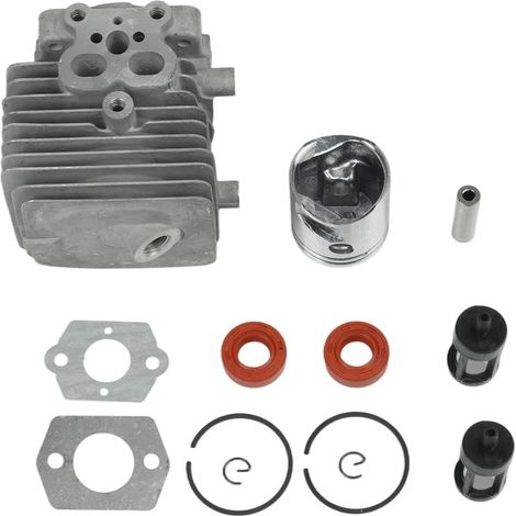 Kit de cylindre souffleur à feuilles pour modèles BG86 BG86C SR200 - Kit complet de reconstruction avec filtre à air Spark - Pièce de rechange 4241 020 1203 - Construction en métal (1/5)