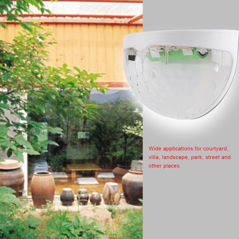 Lot de 4 lampes solaires LED étanches pour cour extérieure (blanches) (1/5)