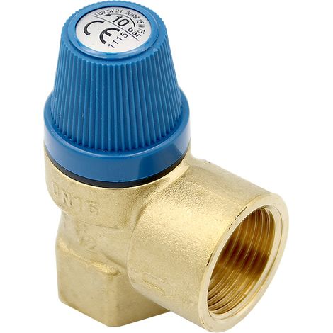 Caleffi Membran Sicherheitsventil 1/2" x 3/4", 10 Bar 531410 (1/5)