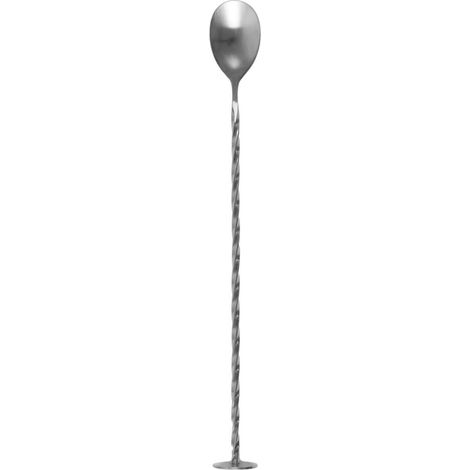 Cuillère à cocktail longue en acier inoxydable 25 cm