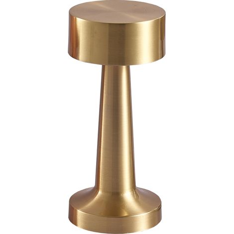 Lampe de table rechargeable à barre tactile LED, couleur or, éclairage d'ambiance – DELKEVIC (1/5)