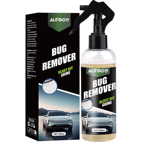 AUTOGO Nettoyant anti-insectes et nettoyant pour sève d'arbre - Puissant détachant pour peintures, doux pour la peinture, les fientes d'oiseaux et les répulsifs anti-insectes