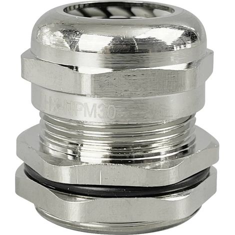 TRU COMPONENTS TC-10302844 Presse-étoupe M30 laiton (nickelé) métal 1 pc(s) S434992 (1/2)