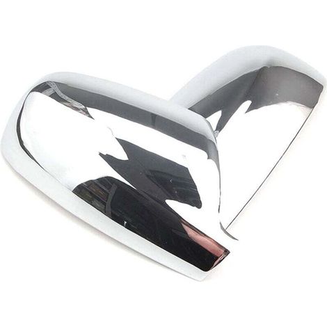 pour 307 Rétroviseur Latéral de Porte Couverture Chrome vue Arrière Capuchon Accessoires (1/4)