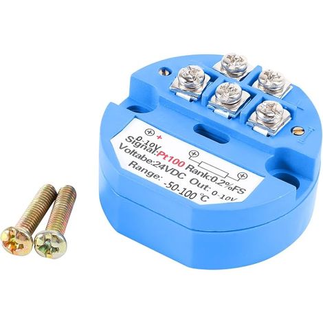 RTD PT100 DC24V Transmetteur de temperature de moins 50100 degre de sortie 0-10V (1/5)